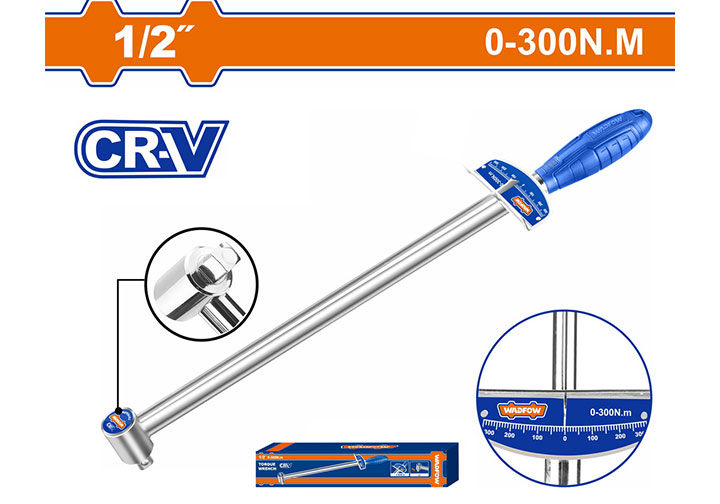 0-300N.m Cần siết lực 1/2" Wadfow WSA8101