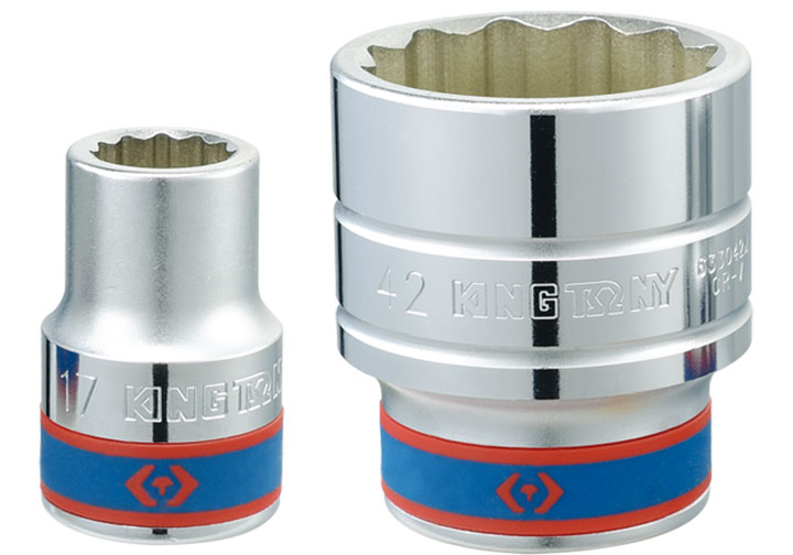 19mm Đầu tuýp 12 cạnh (dài 51mm) 3/4" Kingtony 633019M