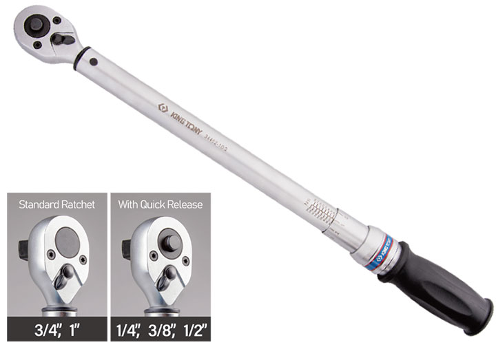 60-340N.m Cần siết lực 1/2" Kingtony 34462-2DG