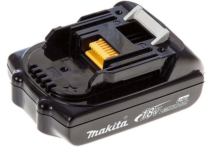 18V/1.3Ah Pin Lithium-Ion chân gài vàng Makita BL1815 18V/1.3Ah Pin Lithium-Ion chân gài vàng Makita BL1815