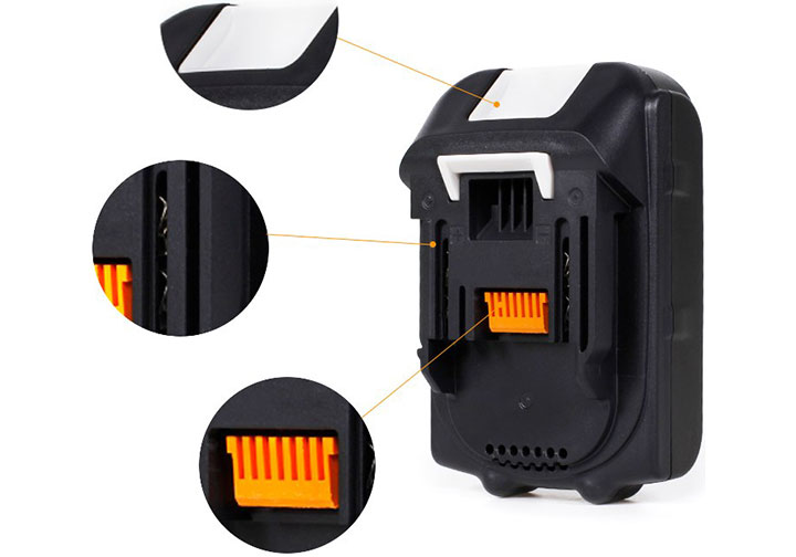 18V/1.3Ah Pin Lithium-Ion chân gài vàng Makita BL1815 18V/1.3Ah Pin Lithium-Ion chân gài vàng Makita BL1815
