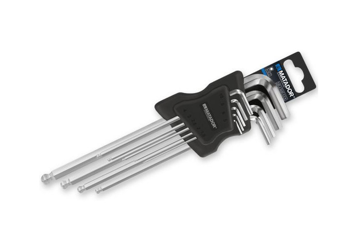 1.5-10mm Bộ lục giác đầu bi 9 chi tiết Matador 04429091 1.5-10mm Bộ lục giác đầu bi 9 chi tiết Matador 04429091