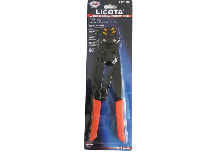 1.5-10mm2 Kìm bấm đầu cote số 8 Licota TCP-10088 1.5-10mm2 Kìm bấm đầu cote số 8 Licota TCP-10088