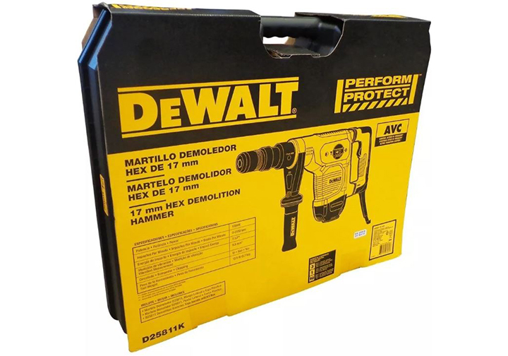 1050W Máy đục bê tông Dewalt D25811K 1050W Máy đục bê tông Dewalt D25811K