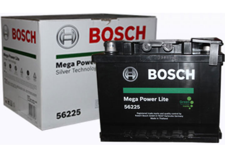 12V/62Ah Ắc quy xe hơi Bosch Din 56225 12V/62Ah Ắc quy xe hơi Bosch Din 56225