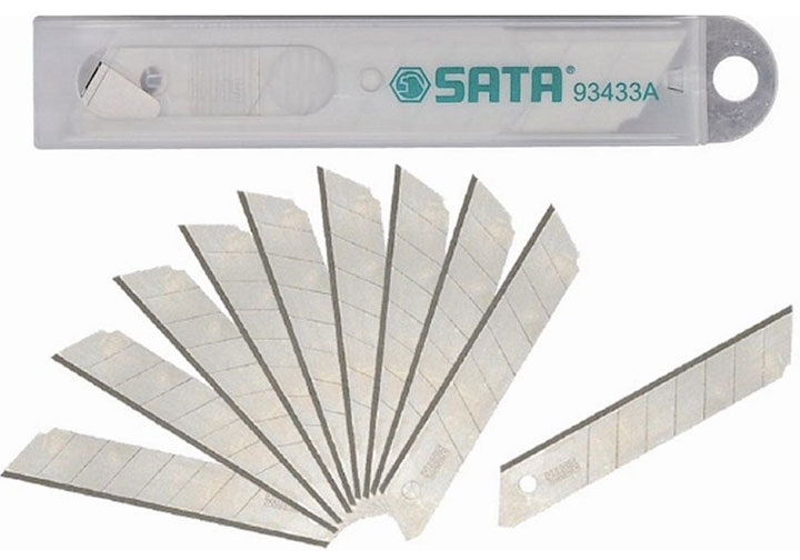 18mm Lưỡi dao rọc thẳng Sata 93-433A (93433A) 18mm Lưỡi dao rọc thẳng Sata 93-433A (93433A)