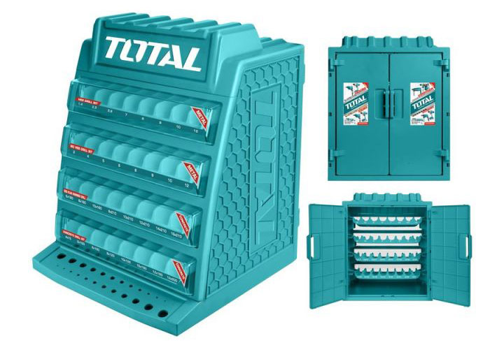 340x320x430mm Tủ trưng bày mũi khoan Total TAKD2608M 340x320x430mm Tủ trưng bày mũi khoan Total TAKD2608M
