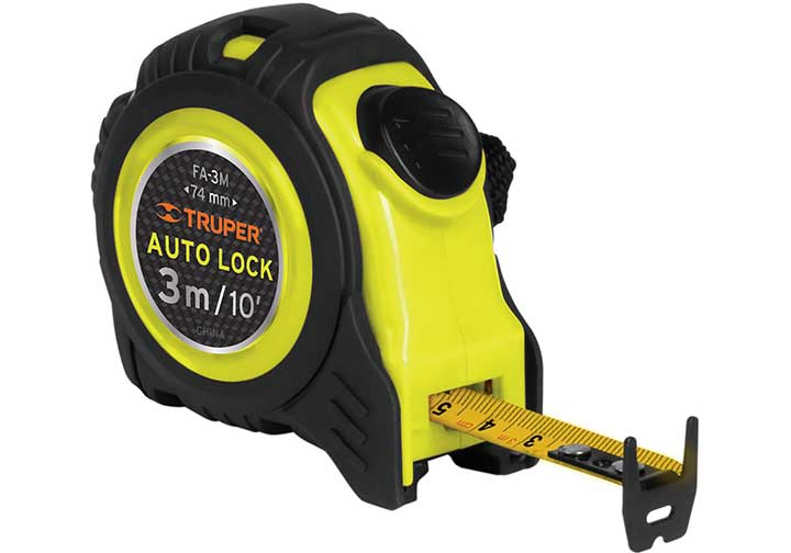 3m Thước cuộn thép khoá tự động Truper 10746 (FA-3M) 3m Thước cuộn thép khoá tự động Truper 10746 (FA-3M)