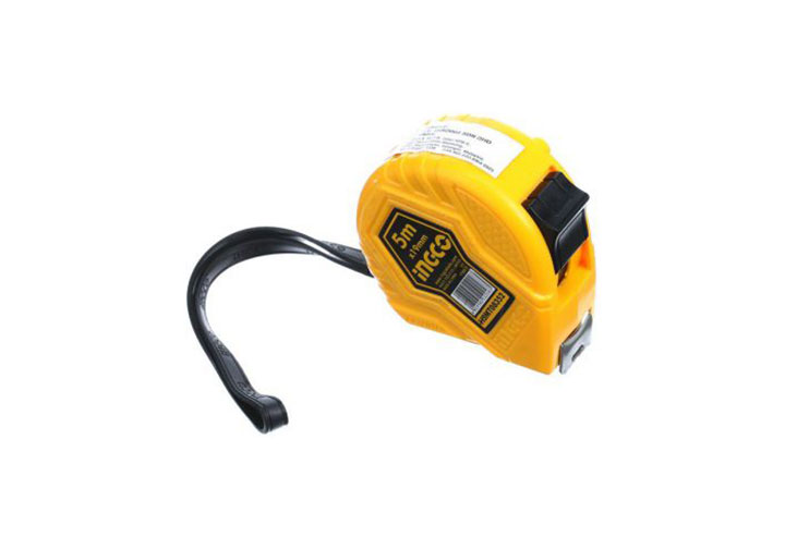5mx19mm Thước cuộn thép nền vàng INGCO HSMT08352 5mx19mm Thước cuộn thép nền vàng INGCO HSMT08352