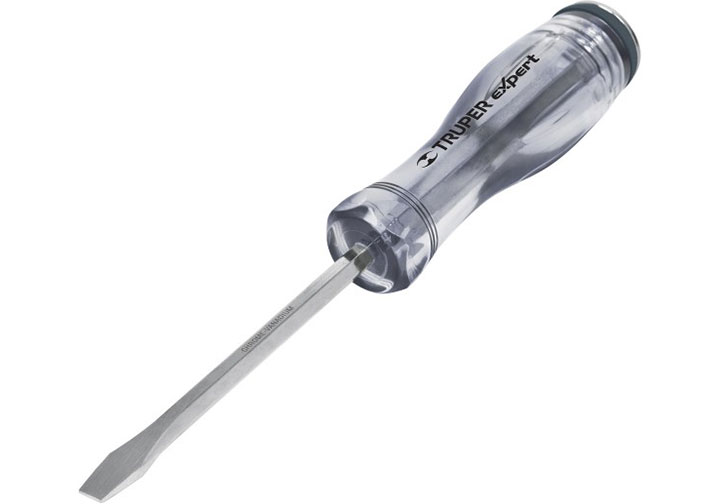 6x100mm Tuốc nơ vít đóng dẹp cán trong Truper 14158 (GO-1/4X4P) 6x100mm Tuốc nơ vít đóng dẹp cán trong Truper 14158 (GO-1/4X4P)