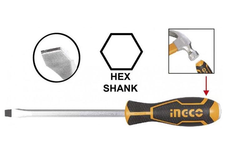 8x150mm Tuốc nơ vít bake đóng xuyên INGCO HGTSPH3150 8x150mm Tuốc nơ vít bake đóng xuyên INGCO HGTSPH3150