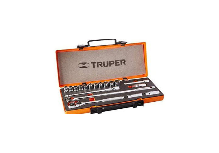 Bộ khẩu 19 chi tiết Truper 13936 (JD-1/2X19M) Bộ khẩu 19 chi tiết Truper 13936 (JD-1/2X19M)