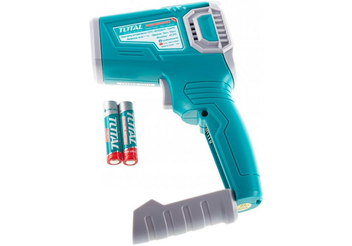 Máy đo nhiệt độ hồng ngoại Total THIT010381 (đo thân nhiệt) Máy đo nhiệt độ hồng ngoại Total THIT010381 (đo thân nhiệt)