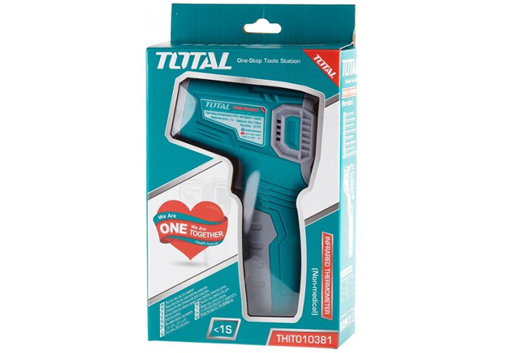 Máy đo nhiệt độ hồng ngoại Total THIT010381 (đo thân nhiệt) Máy đo nhiệt độ hồng ngoại Total THIT010381 (đo thân nhiệt)