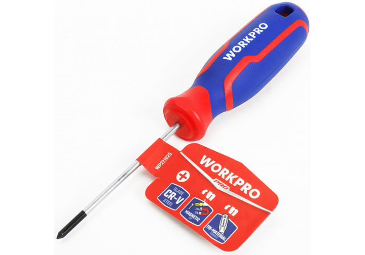 PH3x200mm Tuốc nơ vít bake tay cầm bọc cao su Workpro WP221033 PH3x200mm Tuốc nơ vít bake tay cầm bọc cao su Workpro WP221033